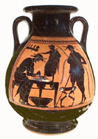 Athenian black-figure pelike