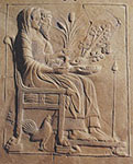 Persephone and Hades relief. Reggio, Museo Nazionale