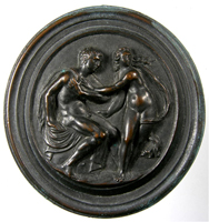 Cameo of a youth and girl